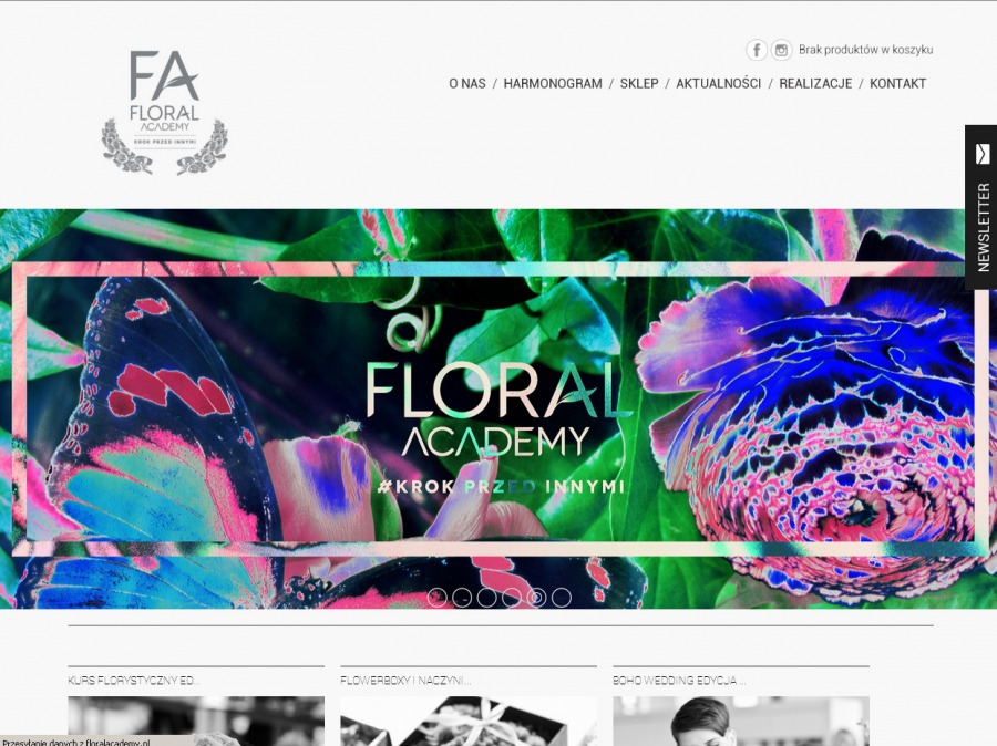 Floral Academy - strona WWW