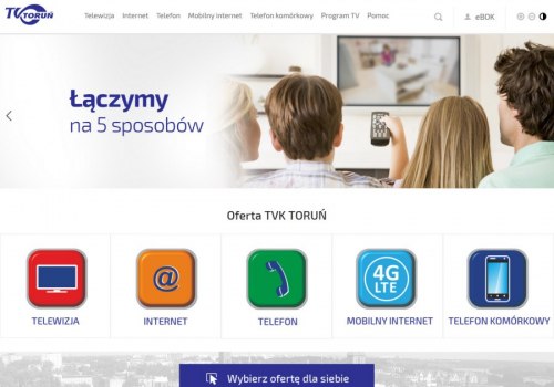 Realizacje - TVK Toruń - WWW i system E-boa