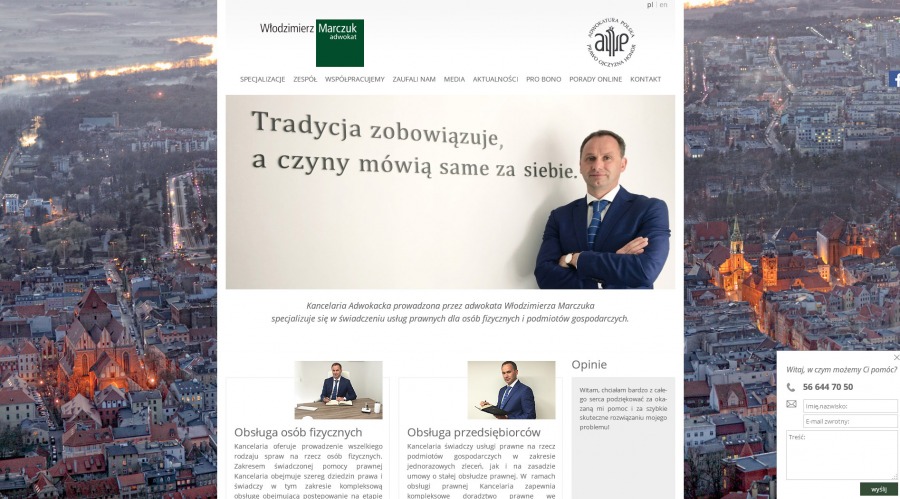 Marczuk Toruń - strona internetowa