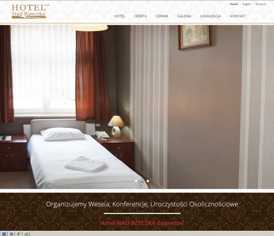 Hotel Nad Rzeczką - strona WWW