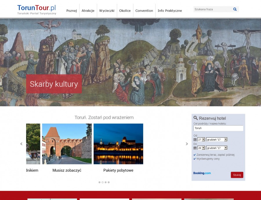 Toruń Tour - strona internetowa
