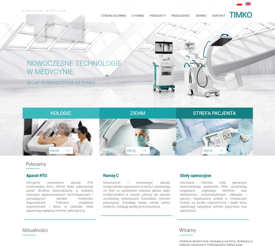 Timko - strona internetowa