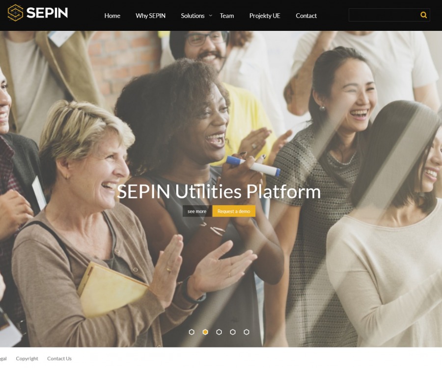 Sepin - strona internetowa + grafika